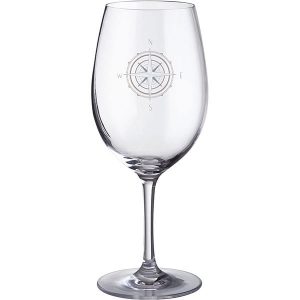Bicchiere vino White Sand in stile nautico